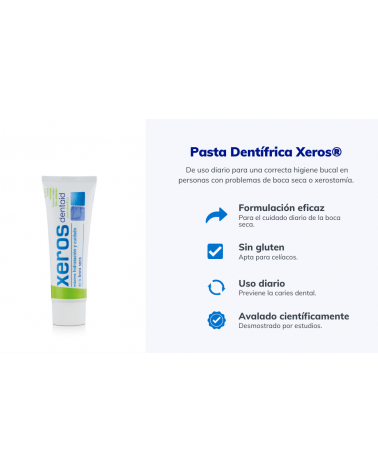 Pasta dentífrica Xeros Dentaid®  75 ml